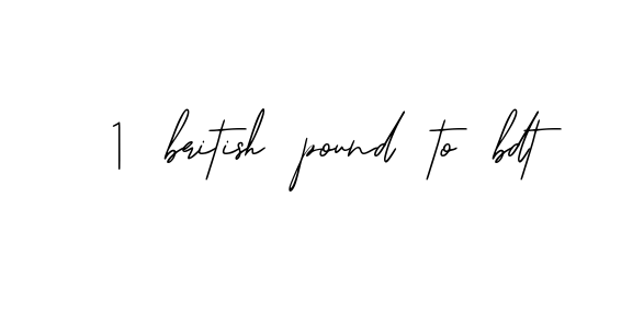 Handwritten Signature for 1-british-pound-to-bdt - Style 139 Online