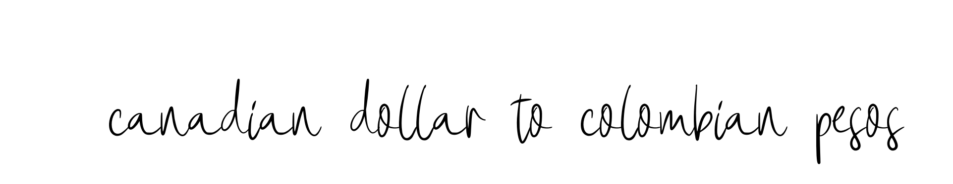 1 Canadian Dollar To Colombian Pesos Signature Style SylticaGtDemo
