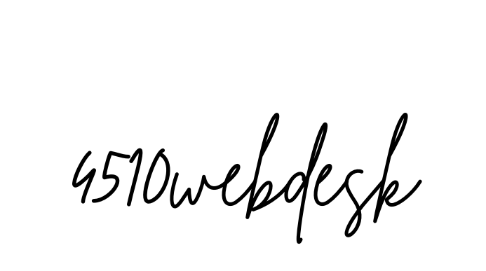 4510webdesk signature
