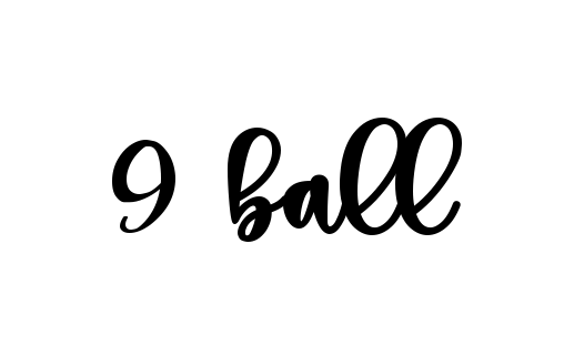 Handwritten Signature for 9-ball - Style 136 Online