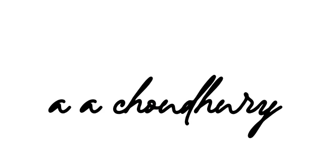 Handwritten Signature for A-a-choudhury - Style 138 Online