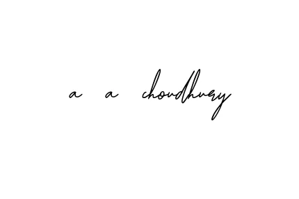Handwritten Signature for A-a-choudhury - Style 139 Online
