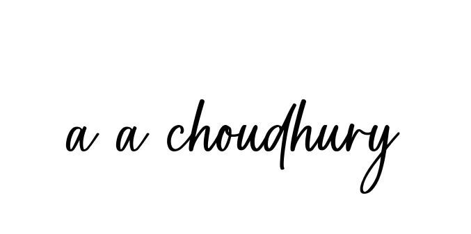 Handwritten Signature for A-a-choudhury - Style 142 Online