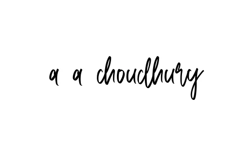 Handwritten Signature for A-a-choudhury - Style 143 Online