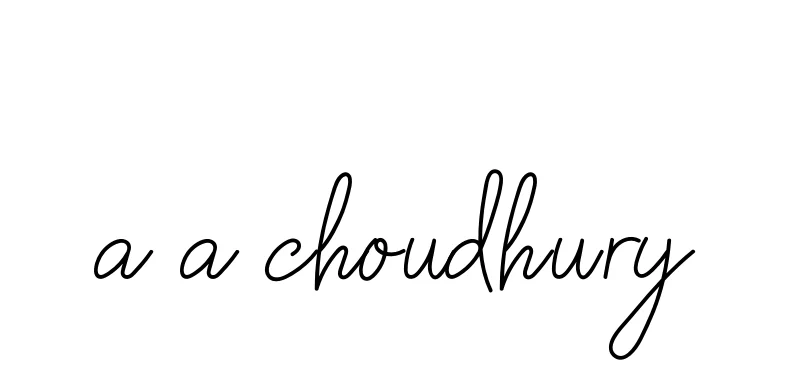 Handwritten Signature for A-a-choudhury - Style 145 Online