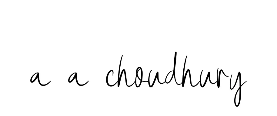 Handwritten Signature for A-a-choudhury - Style 146 Online