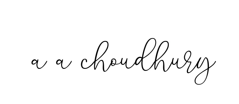 Handwritten Signature for A-a-choudhury - Style 147 Online