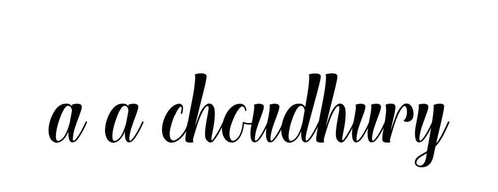 Handwritten Signature for A-a-choudhury - Style 148 Online