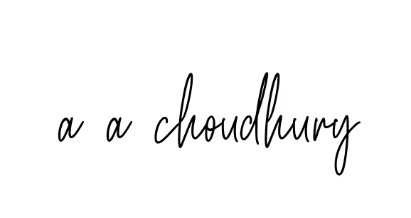 Handwritten Signature for A-a-choudhury - Style 154 Online