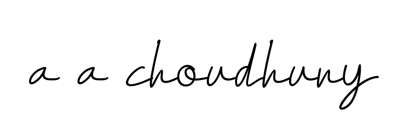 Handwritten Signature for A-a-choudhury - Style 155 Online