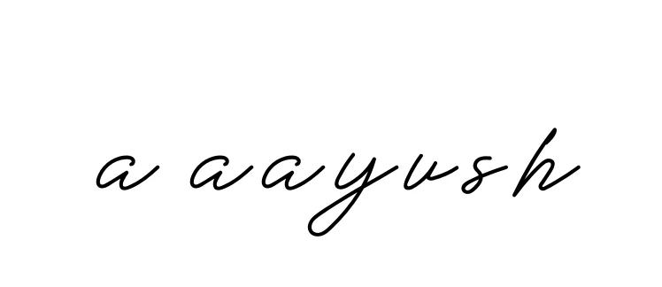 Handwritten Signature for A-aayush - Style 152 Online