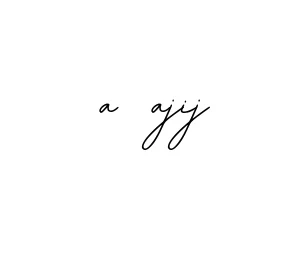 Handwritten Signature for A-ajij - Style 139 Online
