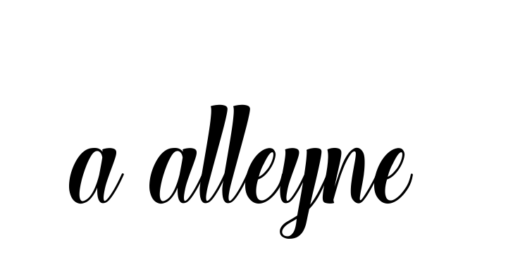 A-alleyne- signature