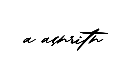 Handwritten Signature for A-ashrith- - Style 140 Online