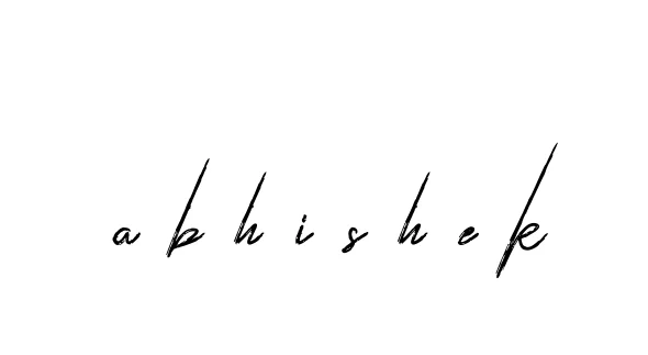 Handwritten Signature for A-b-h-i-s-h-e-k - Style 133 Online