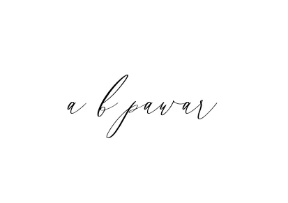 Handwritten Signature for A-b-pawar - Style 134 Online