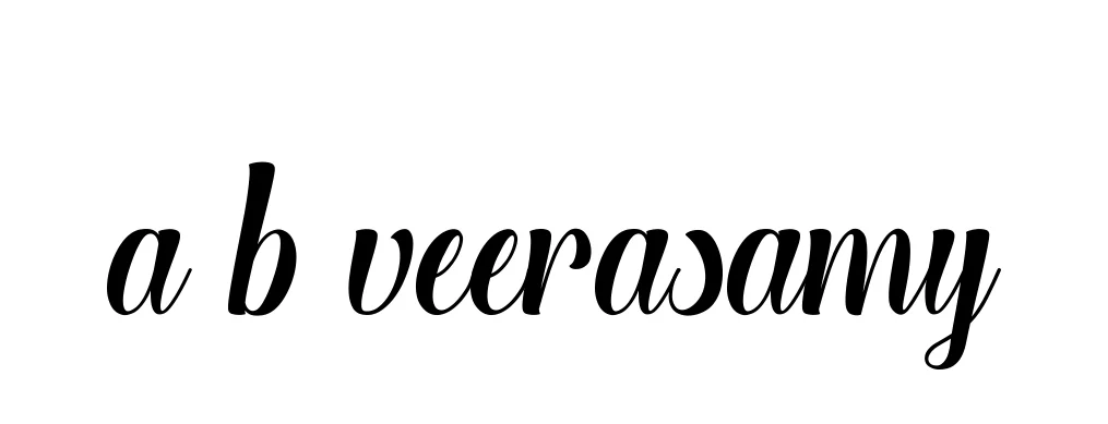 Handwritten Signature for A-b-veerasamy - Style 148 Online