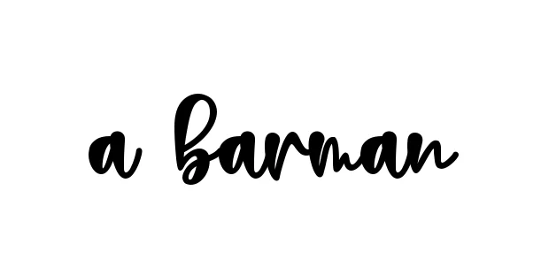Handwritten Signature for A-barman - Style 136 Online