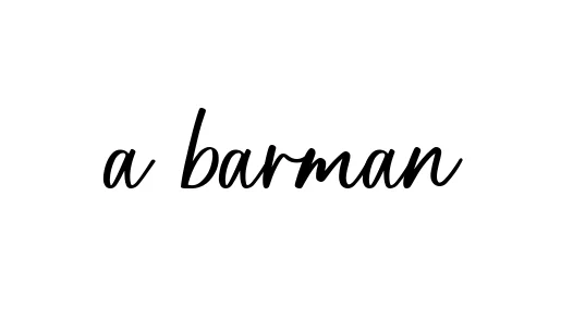 Handwritten Signature for A-barman - Style 142 Online
