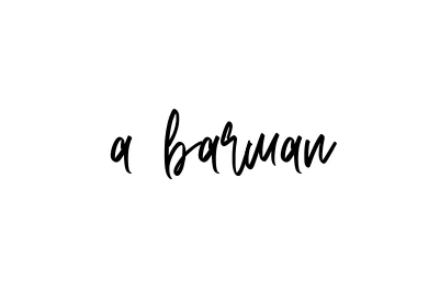 Handwritten Signature for A-barman - Style 143 Online