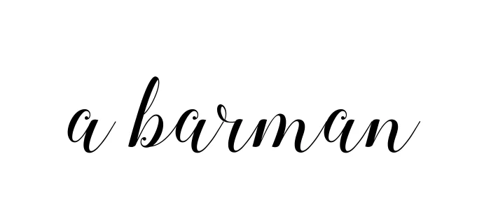 Handwritten Signature for A-barman - Style 144 Online