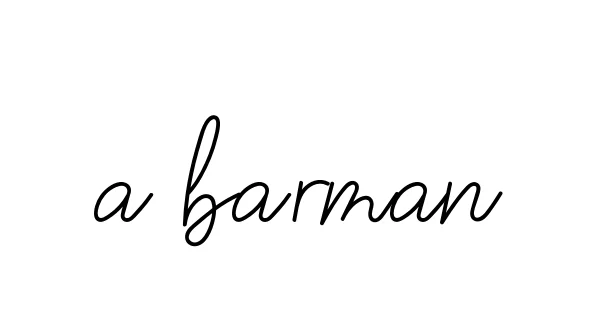 Handwritten Signature for A-barman - Style 145 Online