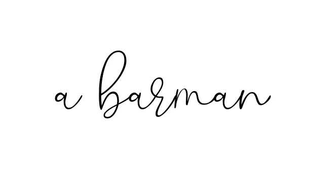 Handwritten Signature for A-barman - Style 147 Online