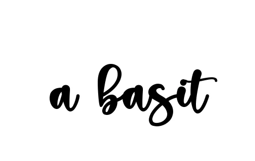 Handwritten Signature for A-basit - Style 136 Online
