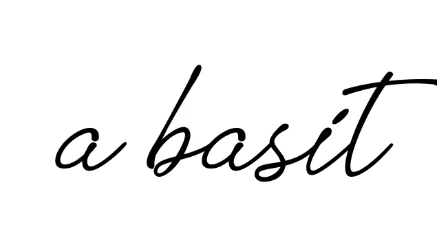 Handwritten Signature for A-basit - Style 151 Online