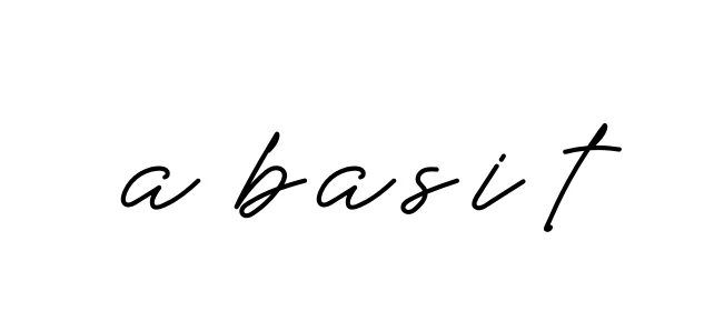 Handwritten Signature for A-basit - Style 152 Online
