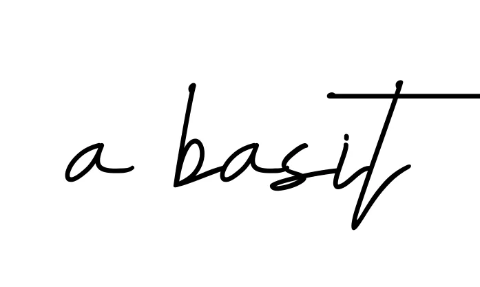 Handwritten Signature for A-basit - Style 155 Online