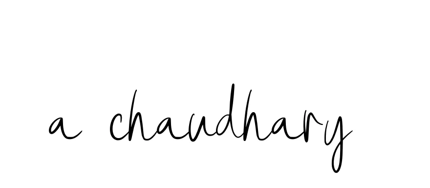 Handwritten Signature for A-chaudhary - Style 146 Online
