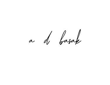 Handwritten Signature for A-d-basak - Style 139 Online