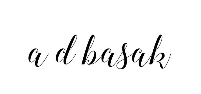 Handwritten Signature for A-d-basak - Style 144 Online