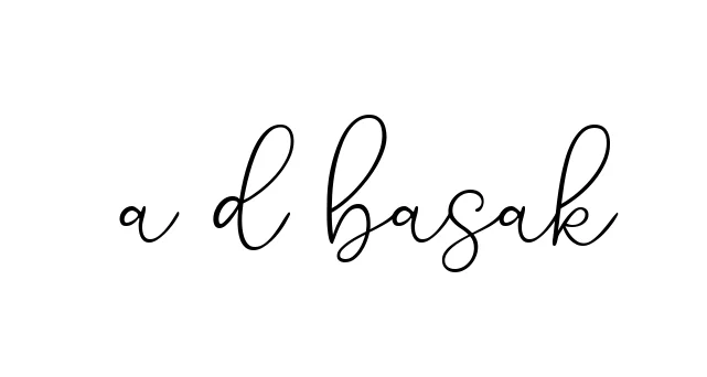 Handwritten Signature for A-d-basak - Style 147 Online