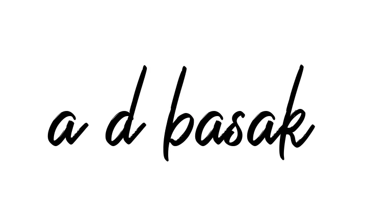 Handwritten Signature for A-d-basak - Style 149 Online