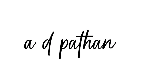 Handwritten Signature for A-d-pathan - Style 142 Online