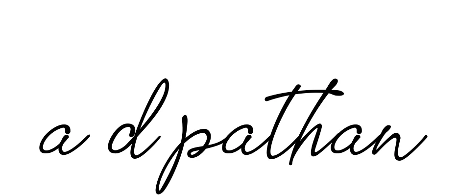 Handwritten Signature for A-d-pathan - Style 151 Online