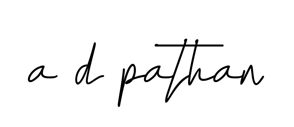 Handwritten Signature for A-d-pathan - Style 155 Online