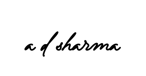 Handwritten Signature for A-d-sharma - Style 138 Online