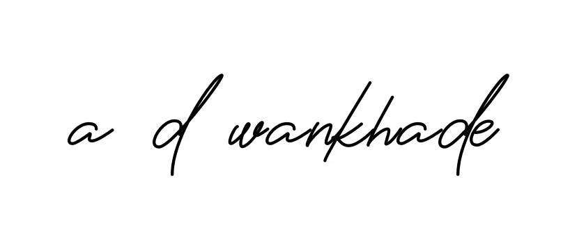Handwritten Signature for A-d-wankhade - Style 150 Online