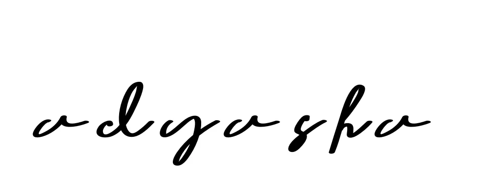 Handwritten Signature for A-d-y-a-s-h-a - Style 135 Online