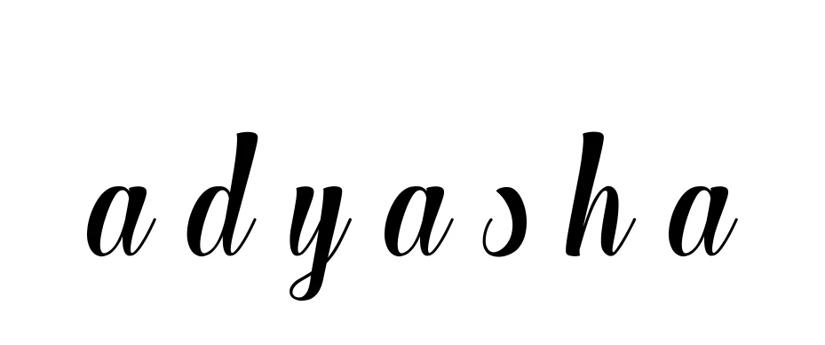 Handwritten Signature for A-d-y-a-s-h-a - Style 148 Online