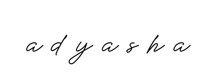 Handwritten Signature for A-d-y-a-s-h-a - Style 152 Online