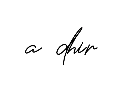 Handwritten Signature for A-dhir - Style 150 Online