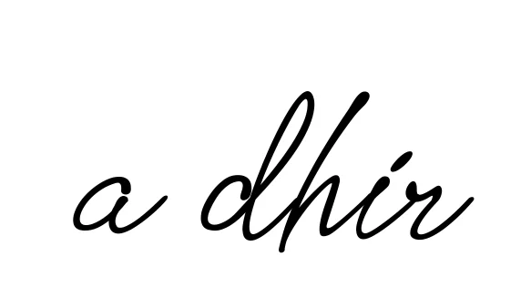Handwritten Signature for A-dhir - Style 151 Online