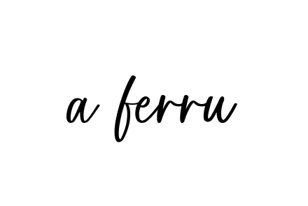 Handwritten Signature for A-ferru - Style 142 Online