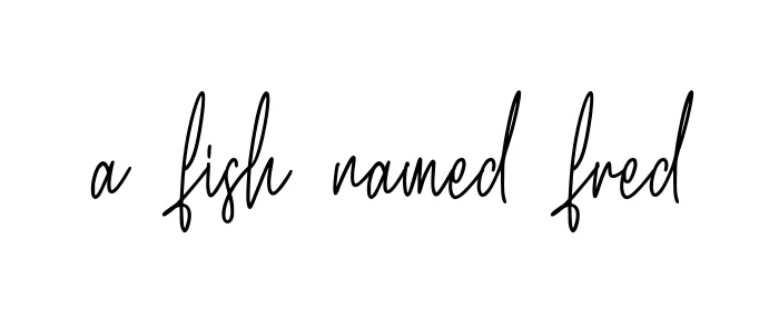 Handwritten Signature for A-fish-named-fred - Style 154 Online