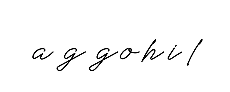 Handwritten Signature for A-g-gohil - Style 152 Online