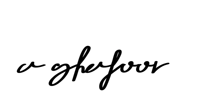 Handwritten Signature for A-ghafoor - Style 135 Online